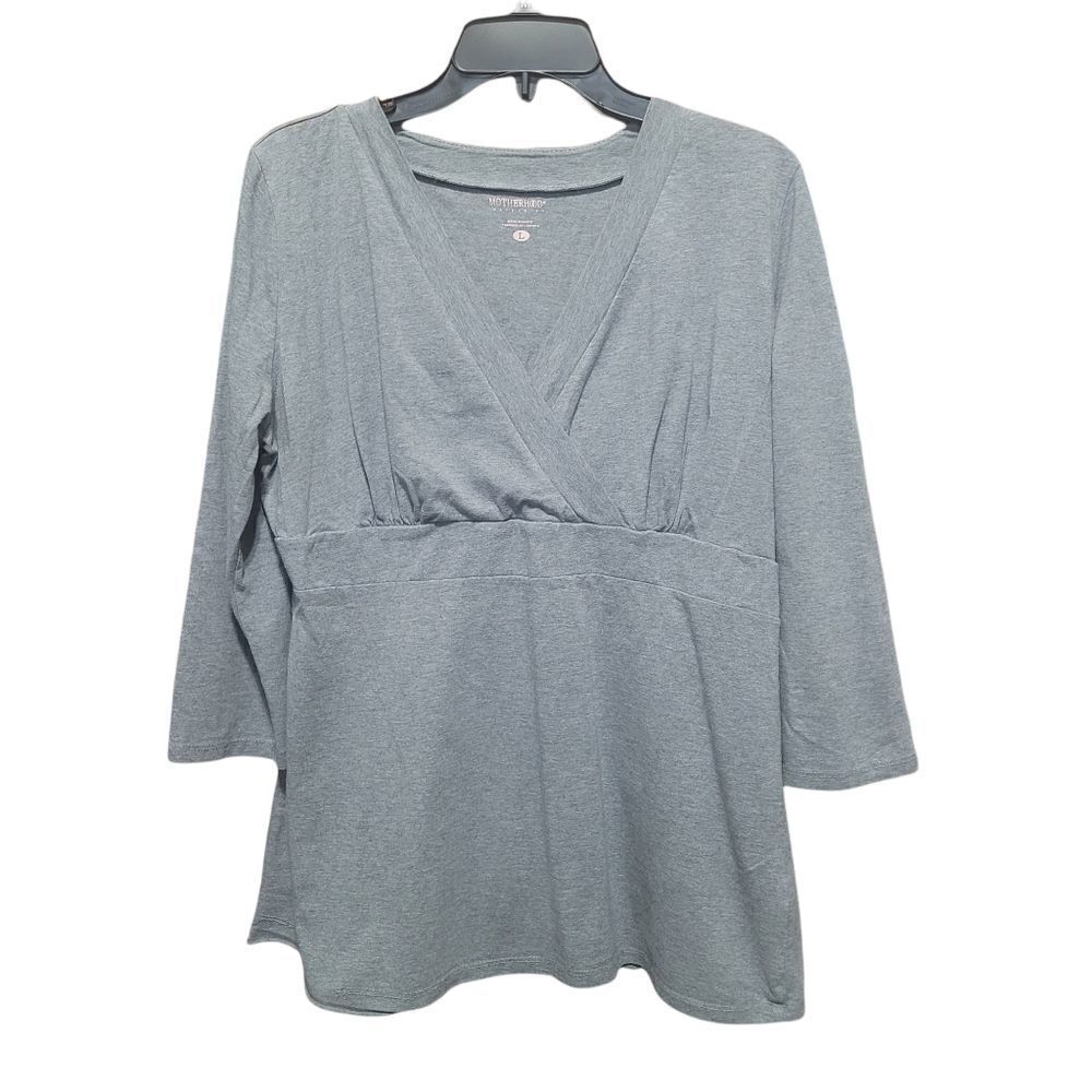 Motherhood grey high waisted 3/4 sleeve